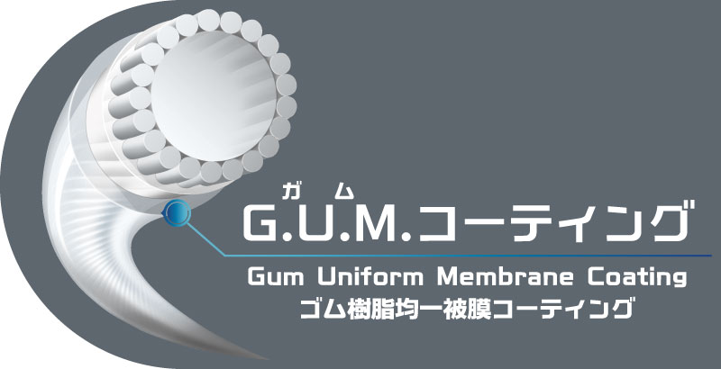 G.U.M.(ガム)コーティング/ゴム樹脂均一被膜コーティング