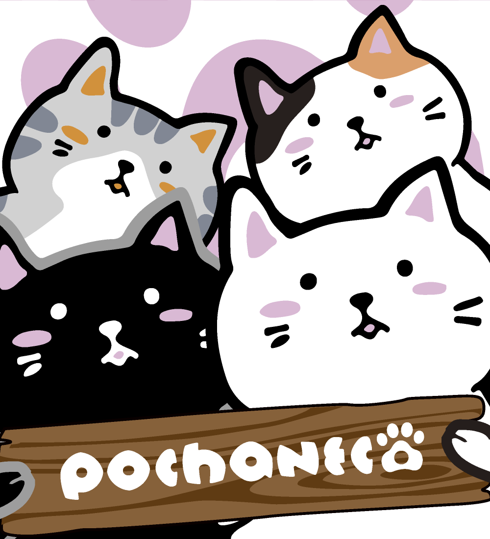 pochaneco ぽちゃ猫 | GOSEN 株式会社ゴーセン ラケットスポーツサイト